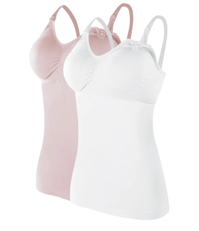 2 PCS | Top de Lactancia Tirantes – Maternidad & Lactancia