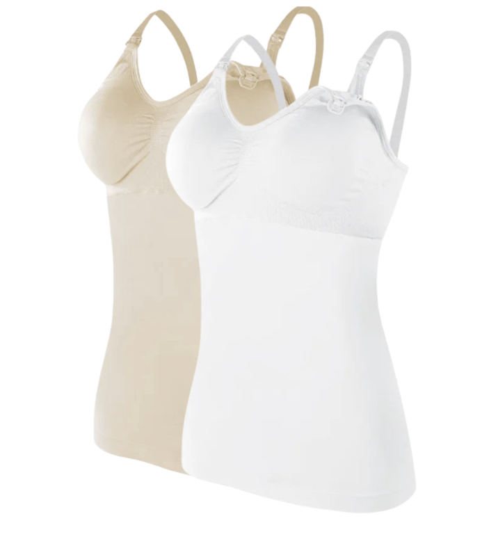 2 PCS | Top de Lactancia Tirantes – Maternidad & Lactancia