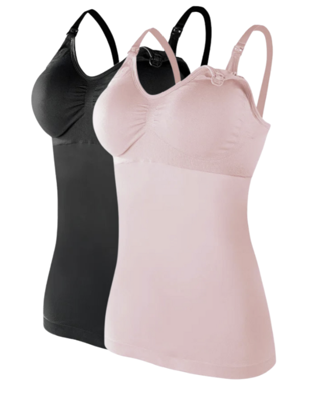 2 PCS | Top de Lactancia Tirantes – Maternidad & Lactancia