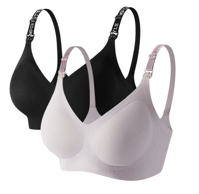 2 PCS | Sujetador lactancia y embarazo con Copa Fija