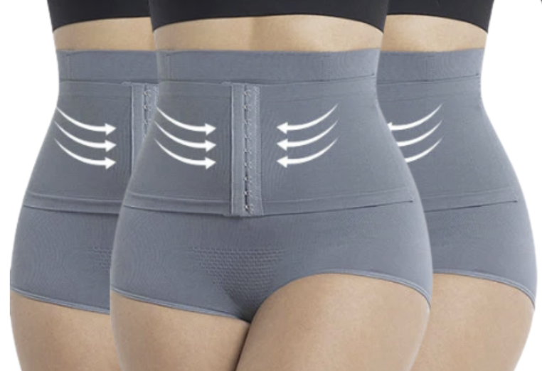 3 PCS | Braga Faja Alta Mujer - Control Firme y Compresión Abdominal