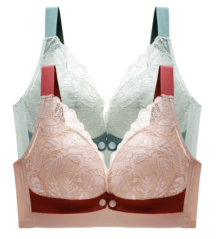 2 PCS | Sujetador de Lactancia Premamá – Comodidad, Sujeción y Transpirabilidad