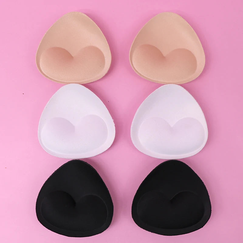 Pack de 6 almohadillas (3 pares) para sujetador | Relleno extraíble tipo push-up