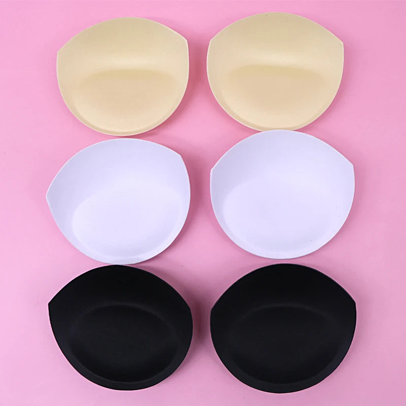 Pack de 6 almohadillas (3 pares) para sujetador | Relleno extraíble tipo push-up