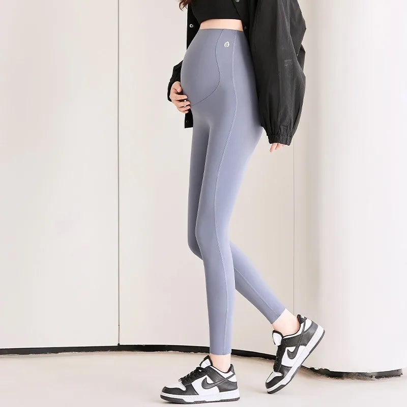 2 PCS | Leggings Premamá con Soporte Abdominal
