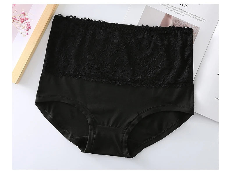 Pack - 3 pcs | Bragas Altas de Encaje