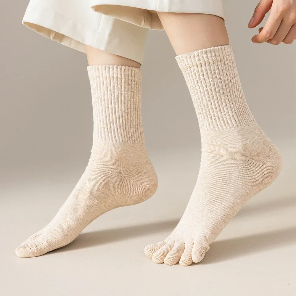 Pack de 3 pares de calcetines con dedos para mujer – comodidad, libertad y ajuste perfecto