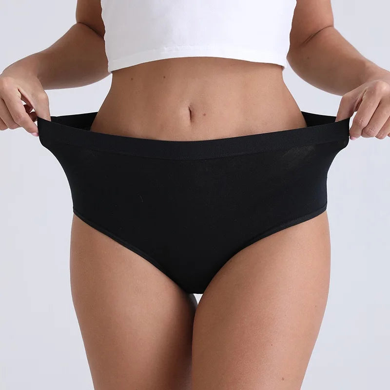 Pack 3 Bragas Algodón – Talle Alto | Tallas Grandes | Ropa Interior Femenina Cómoda y Transpirable