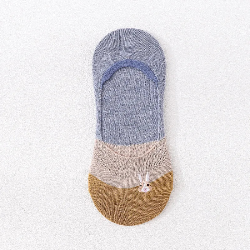 6 Pares calcetines invisibles, antideslizantes.