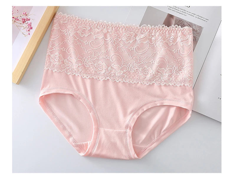 Pack - 3 pcs | Bragas Altas de Encaje