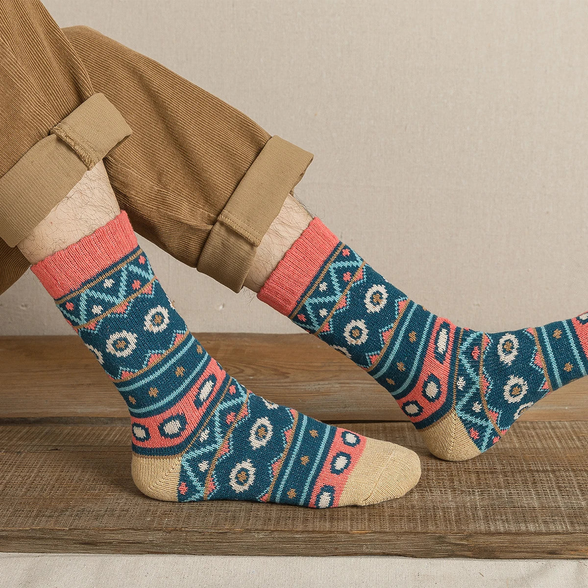 Pack 5 Pares de Calcetines Gruesos Invierno Hombre y Mujer