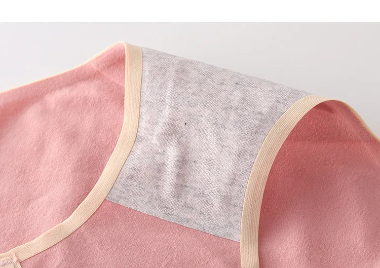 5 PCS | Braguitas Premamá de Algodón – Tiro Bajo, Sin Costuras, Transpirables y Suaves