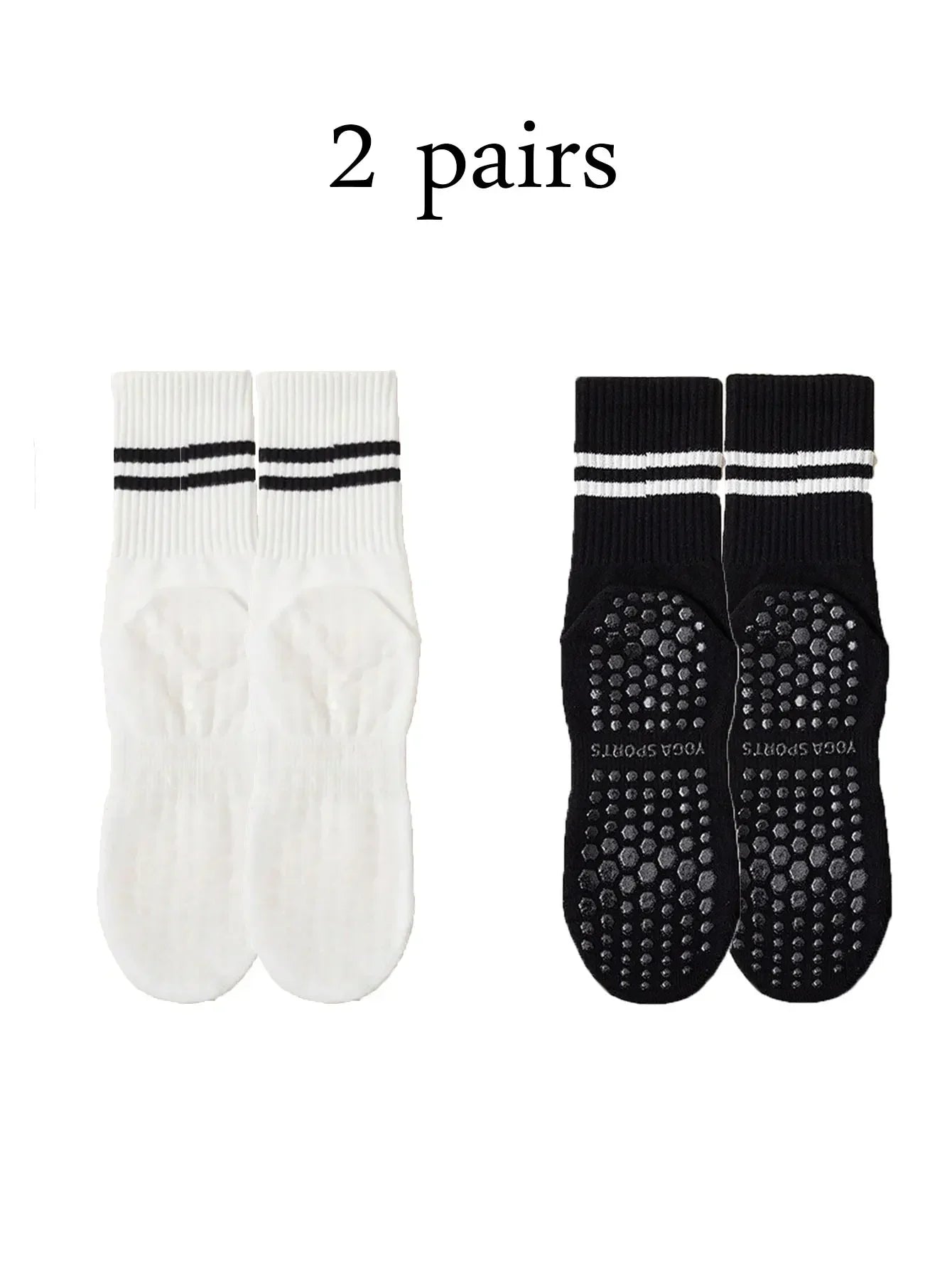Pack de Calcetines Antideslizantes Pilates & Yoga