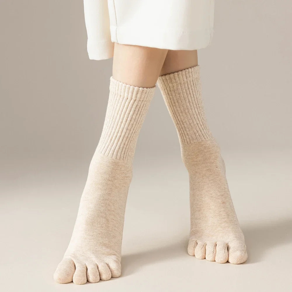 Pack de 3 pares de calcetines con dedos para mujer – comodidad, libertad y ajuste perfecto
