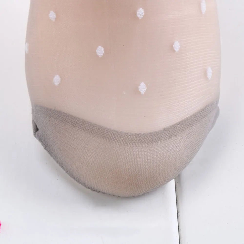 Pack de 5/10 pares de calcetines finos tipo media para mujer – transpirables y discretos