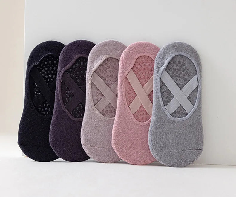 5 Pares de calcetines para hacer yoga, pilates, estar por casa.
