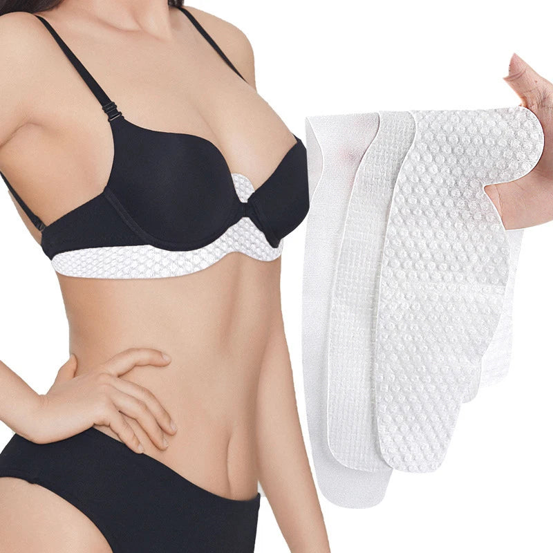 Protectores desechables para sujetador | Antisudor para debajo del pecho