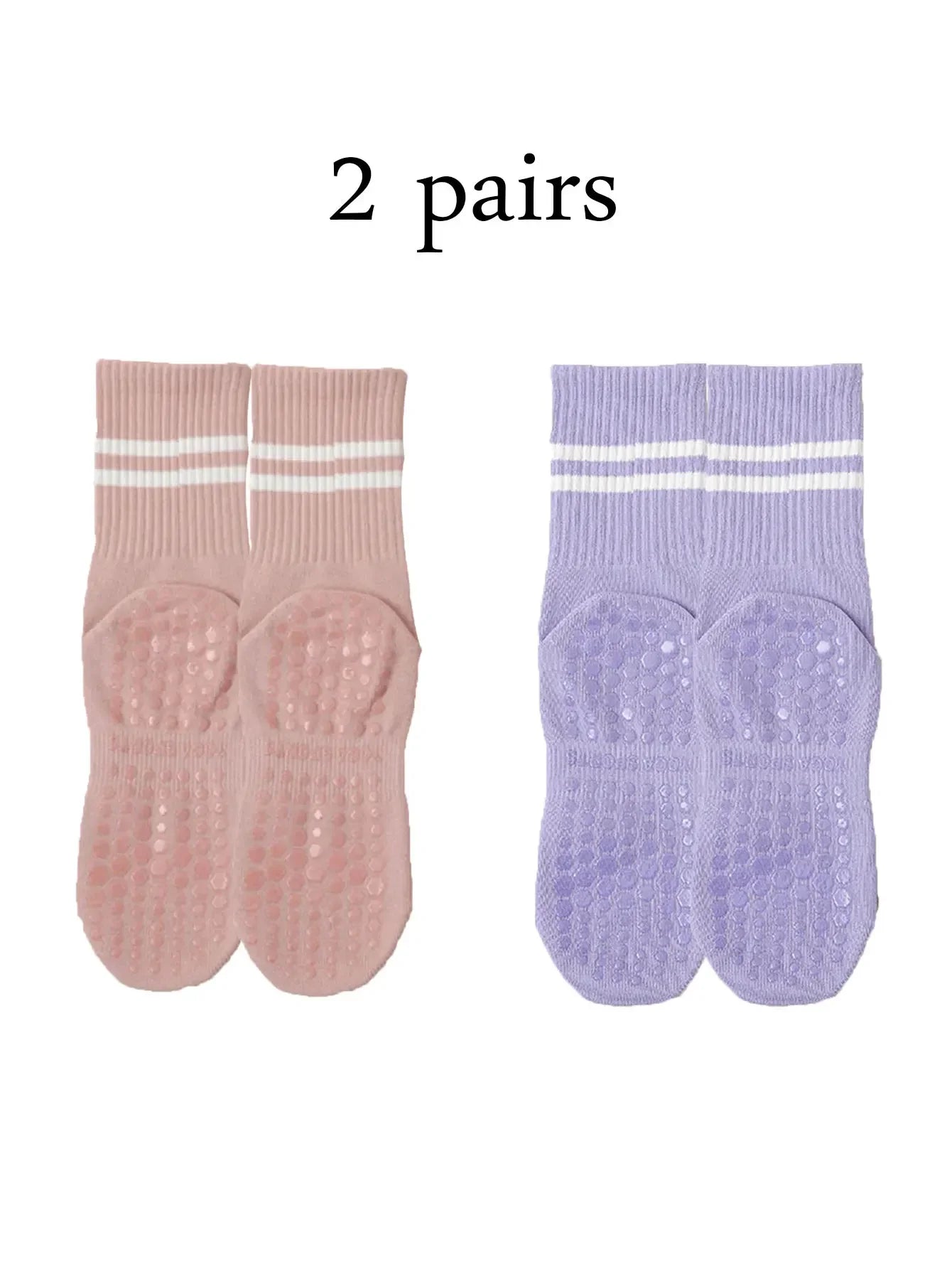 Pack de Calcetines Antideslizantes Pilates & Yoga