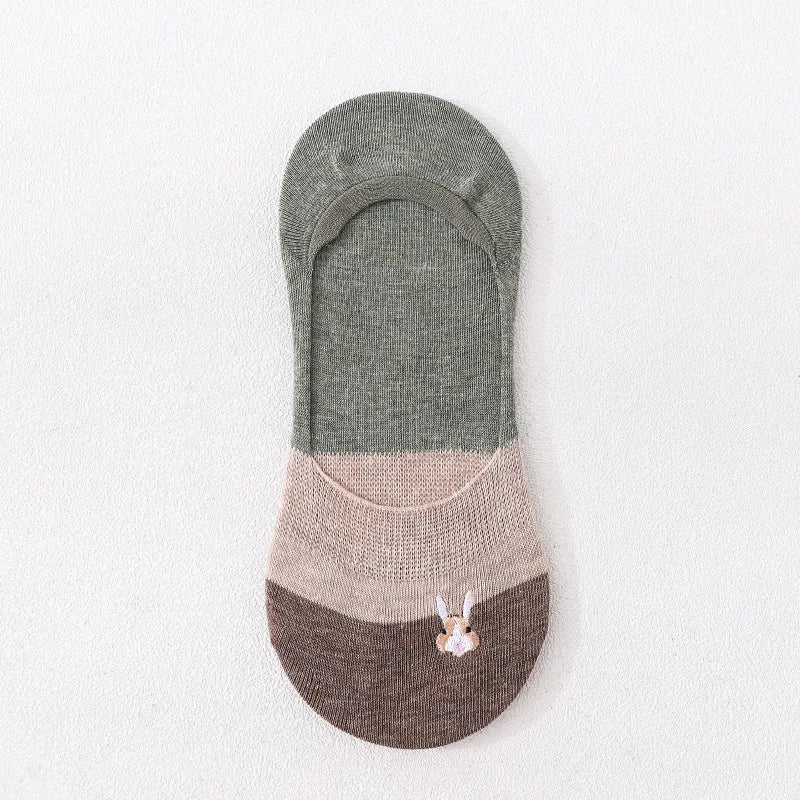 6 Pares calcetines invisibles, antideslizantes.