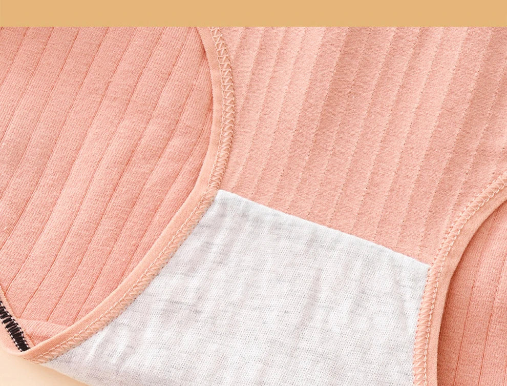 Pack de 7 Braguitas Mujer con Lazo – Talle Medio | Suaves, Transpirables y Cómodas