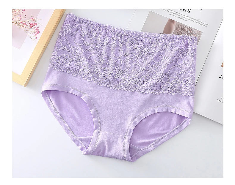 Pack - 3 pcs | Bragas Altas de Encaje