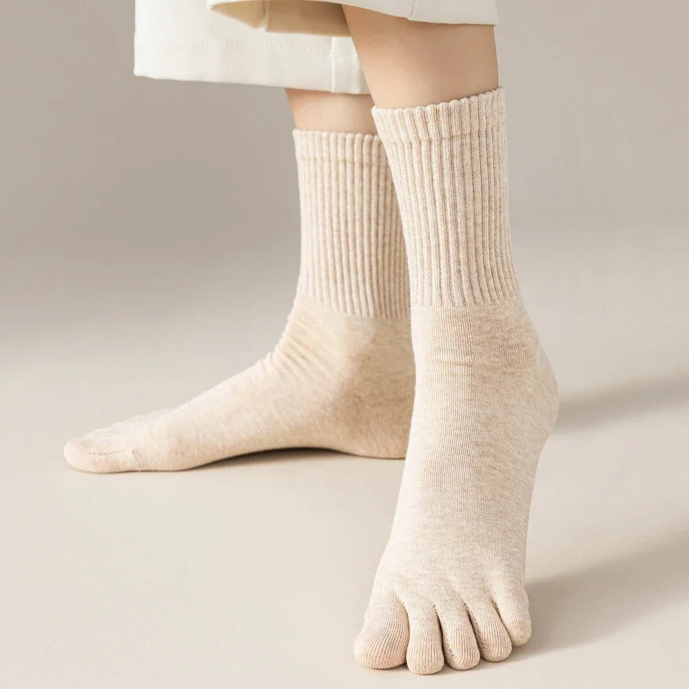 Pack de 3 pares de calcetines con dedos para mujer – comodidad, libertad y ajuste perfecto
