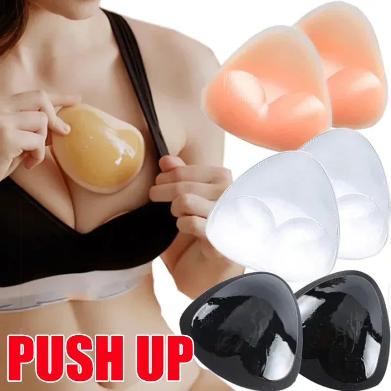 2 Unidades | Almohadillas de Silicona Push-Up para Pecho