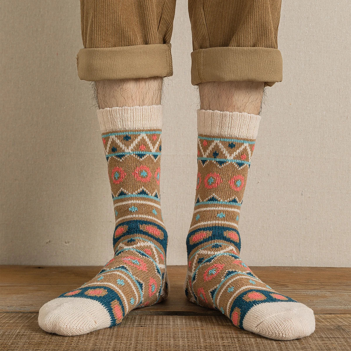 Pack 5 Pares de Calcetines Gruesos Invierno Hombre y Mujer