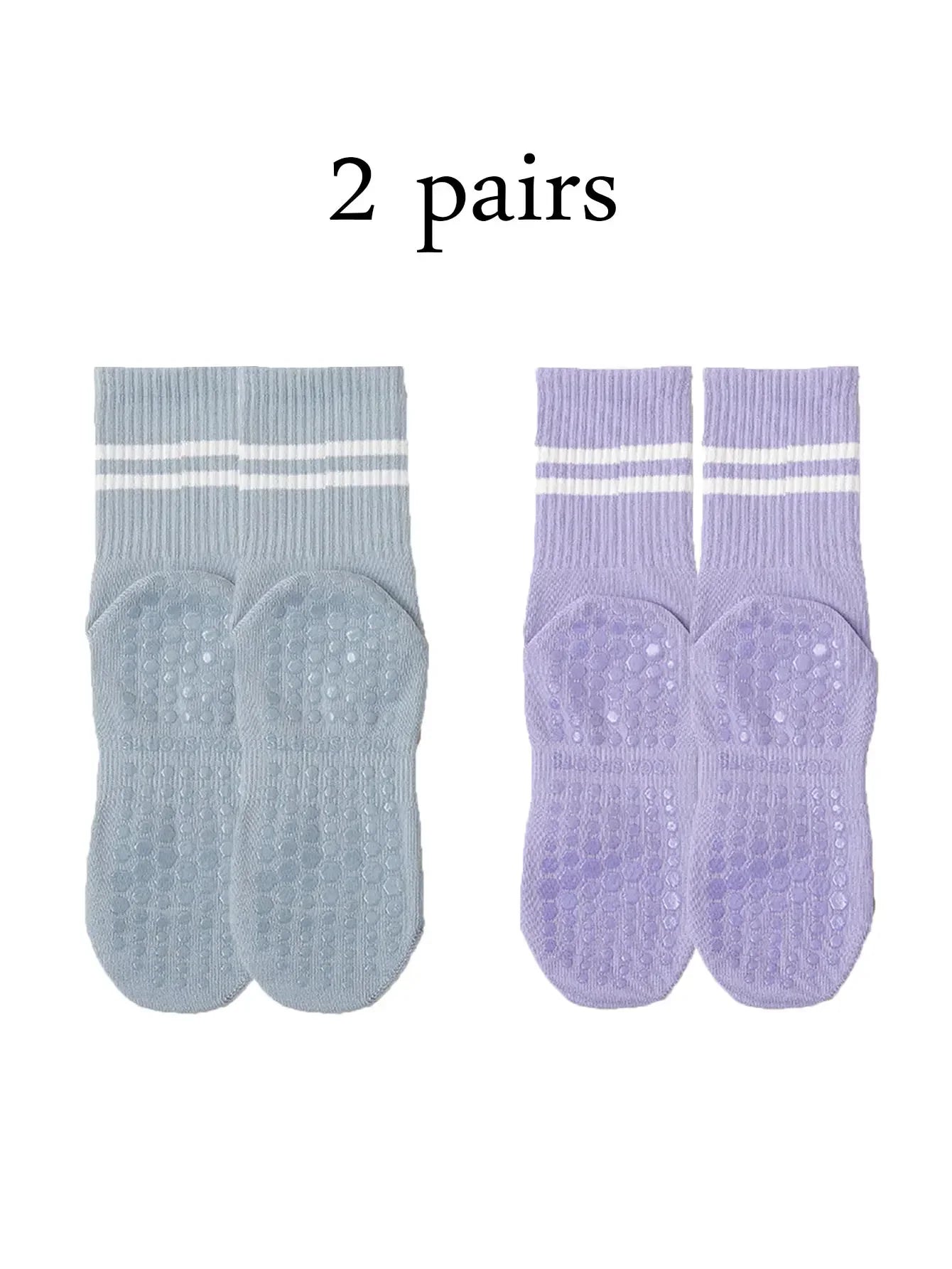Pack de Calcetines Antideslizantes Pilates & Yoga