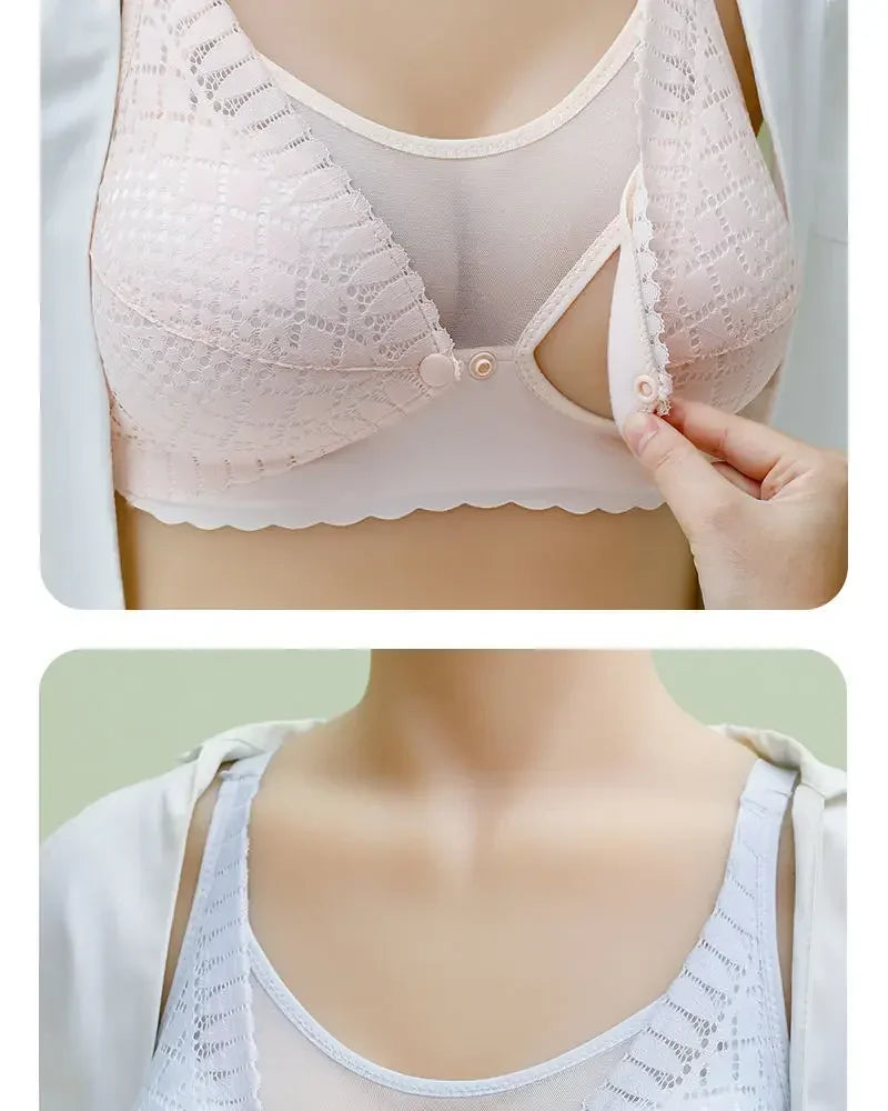 2 PCS | Sujetador de Lactancia con Cierre Frontal – Cómodo y Ajustable