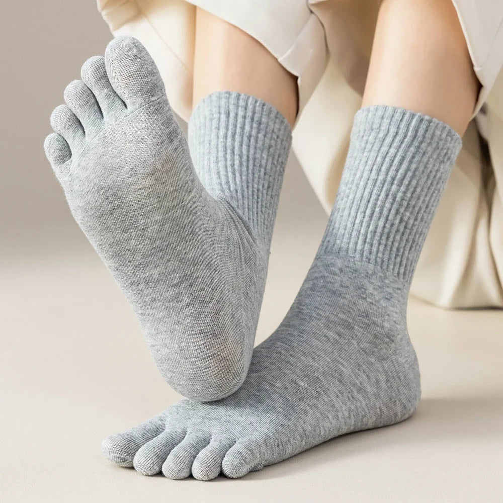 Pack de 3 pares de calcetines con dedos para mujer – comodidad, libertad y ajuste perfecto