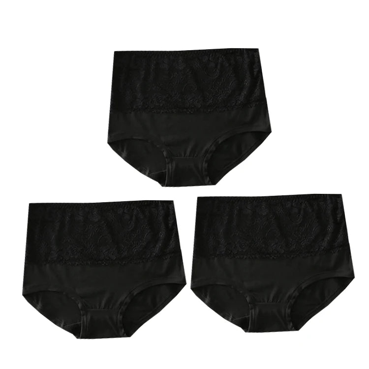 Pack - 3 pcs | Bragas Altas de Encaje