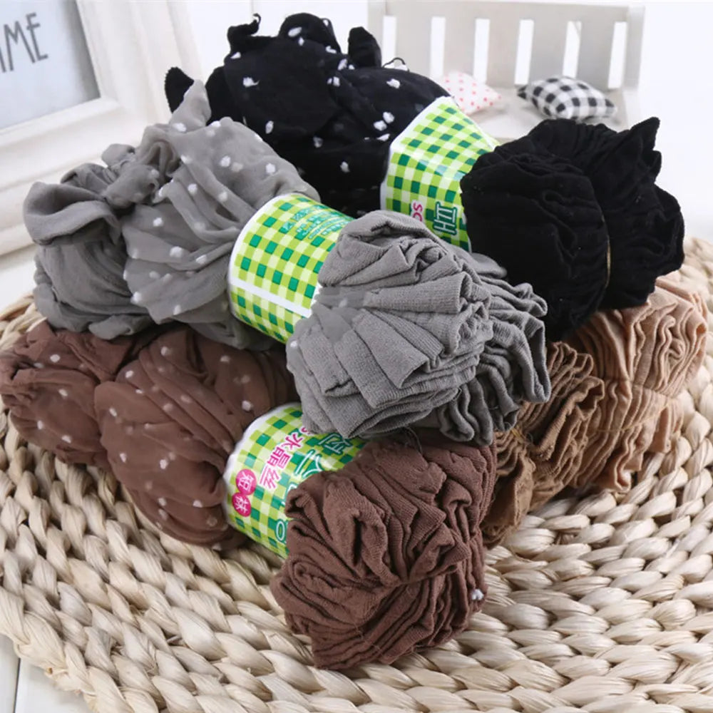 Pack de 5/10 pares de calcetines finos tipo media para mujer – transpirables y discretos