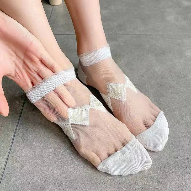 Pack de 5 pares de calcetines para mujer – corte bajo